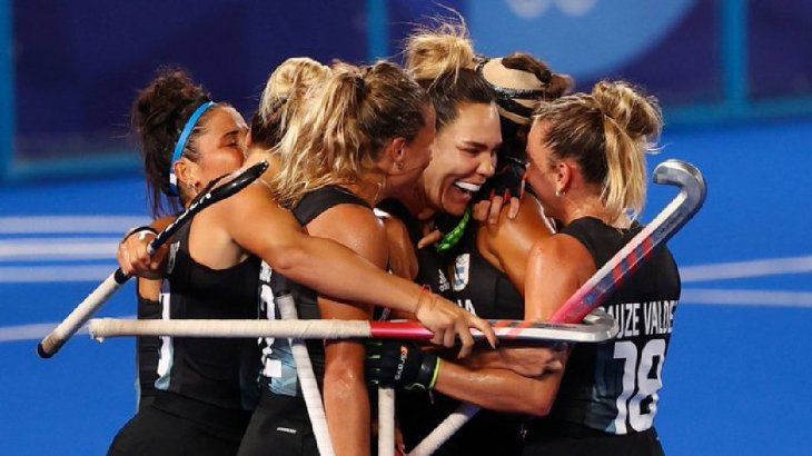 Gol de Barrionuevo en la semifinal de las Leonas en Tokio 2020