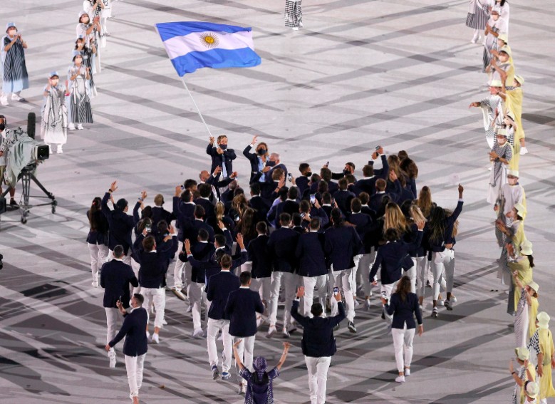 Ingreso de los argentinos en Tokio 2021